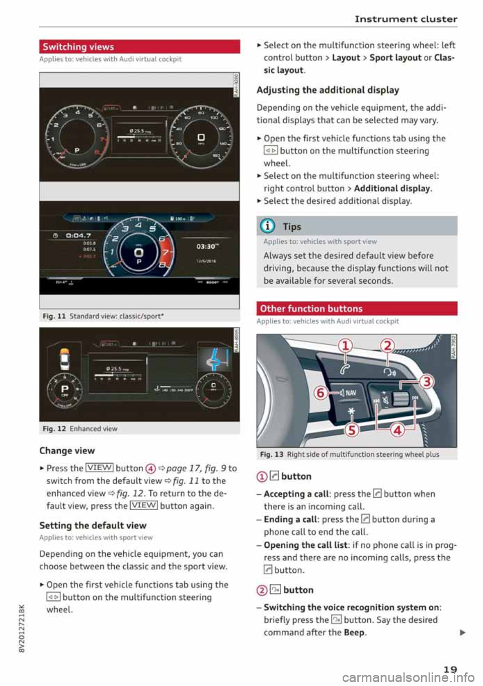 AUDI A3 SEDAN 2020 Owners Manual AUDI A3 SEDAN 2020 Owners Manual