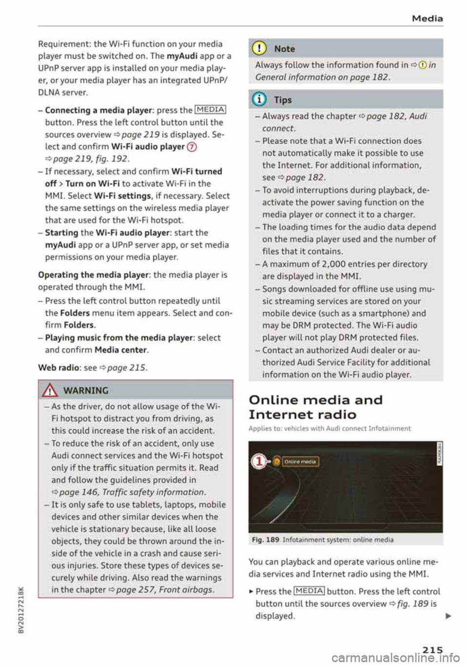 AUDI A3 SEDAN 2020 Owners Manual AUDI A3 SEDAN 2020 Owners Manual