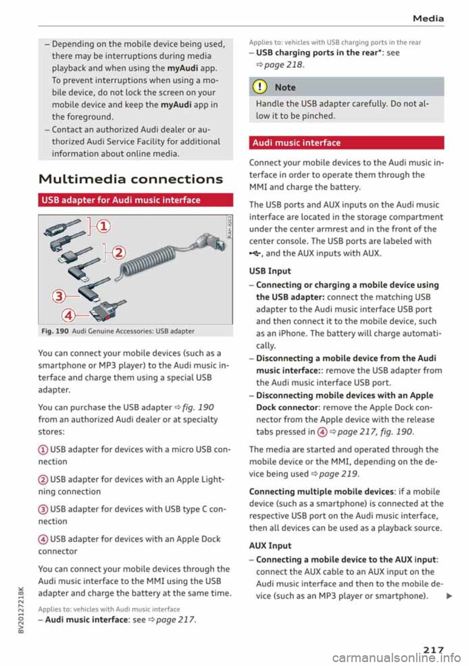 AUDI A3 SEDAN 2020 Owners Manual AUDI A3 SEDAN 2020 Owners Manual