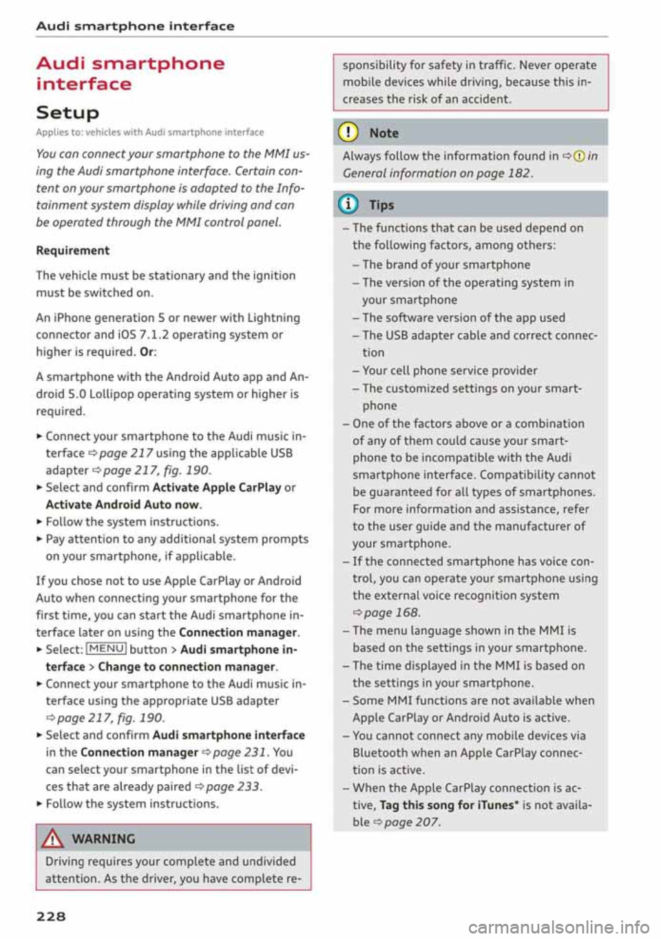 AUDI A3 SEDAN 2020 Owners Manual AUDI A3 SEDAN 2020 Owners Manual