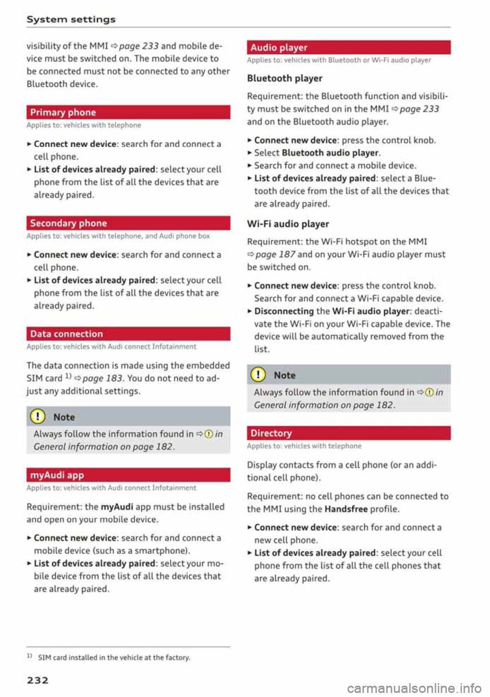 AUDI A3 SEDAN 2020 Owners Manual AUDI A3 SEDAN 2020 Owners Manual