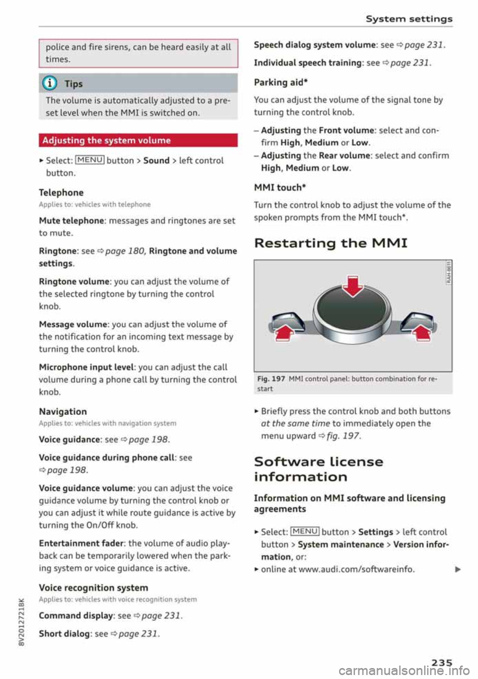 AUDI A3 SEDAN 2020 Owners Manual AUDI A3 SEDAN 2020 Owners Manual