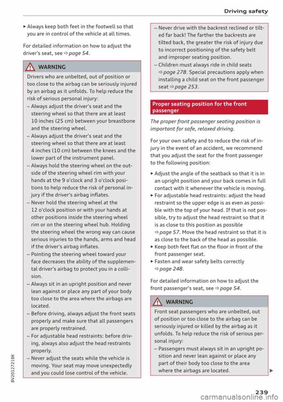 AUDI A3 SEDAN 2020 Owners Manual AUDI A3 SEDAN 2020 Owners Manual