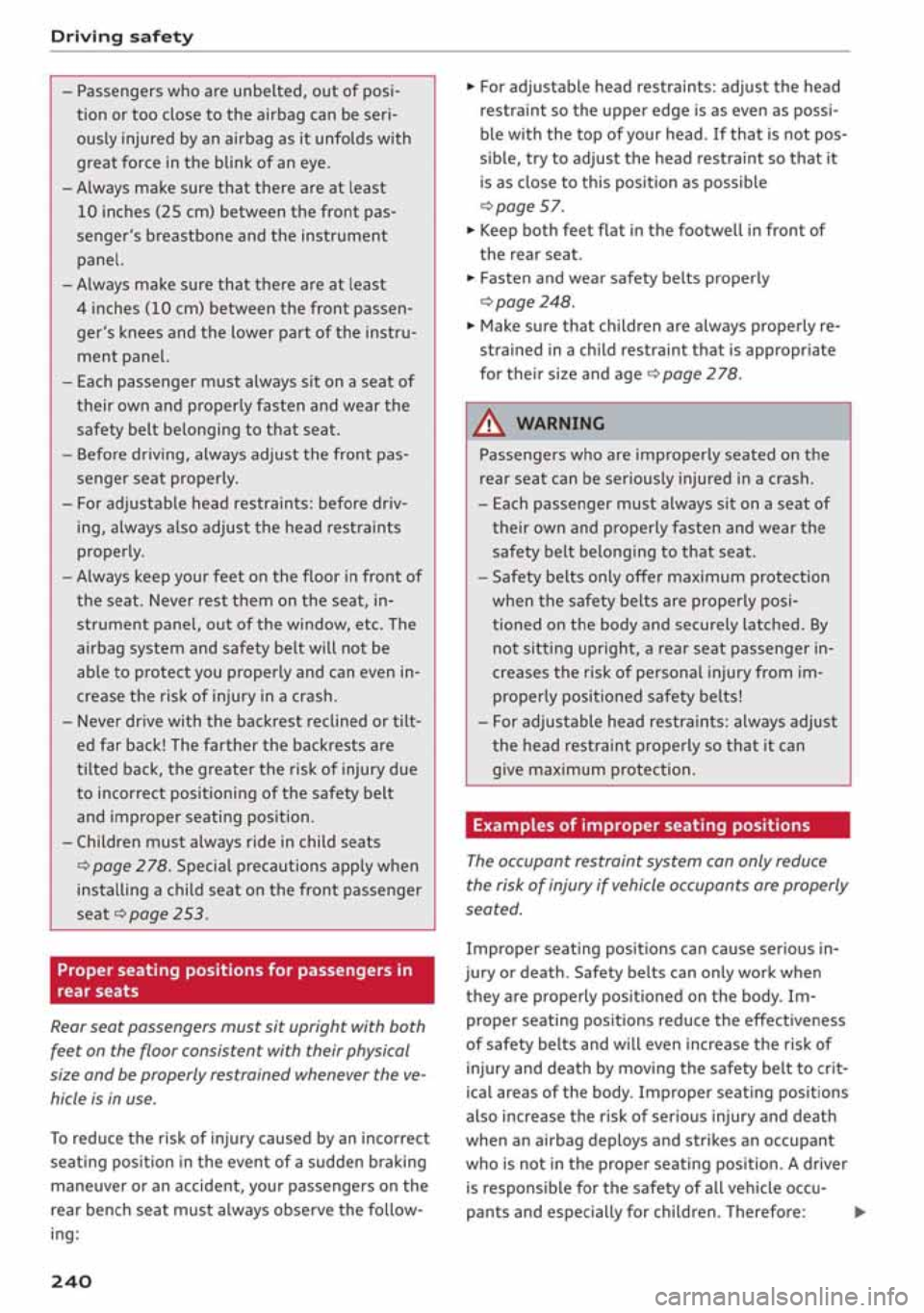 AUDI A3 SEDAN 2020 Owners Manual AUDI A3 SEDAN 2020 Owners Manual