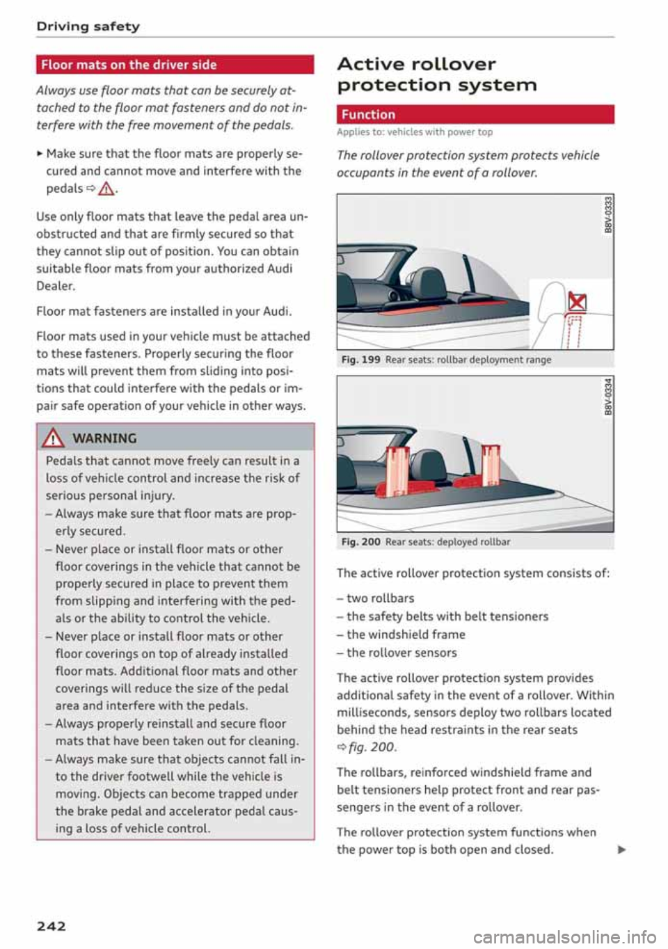 AUDI A3 SEDAN 2020 Owners Manual AUDI A3 SEDAN 2020 Owners Manual