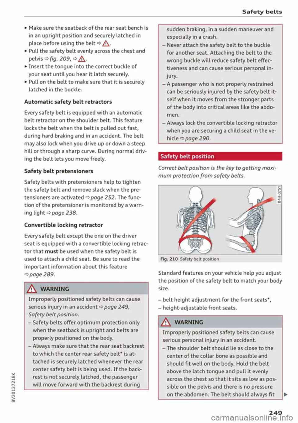 AUDI A3 SEDAN 2020 Owners Manual AUDI A3 SEDAN 2020 Owners Manual