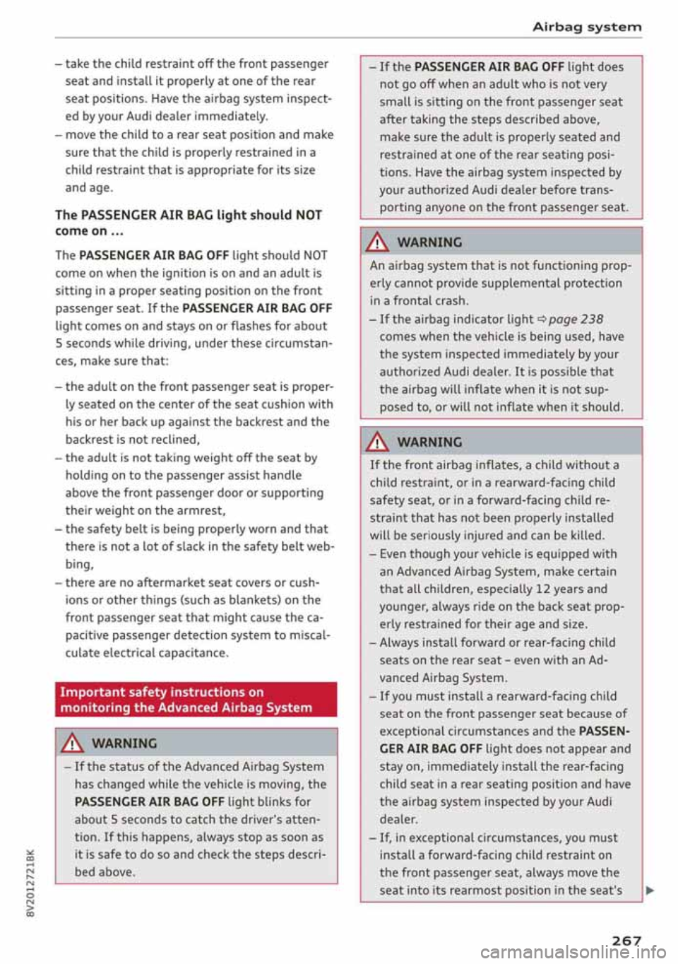 AUDI A3 SEDAN 2020 Owners Manual AUDI A3 SEDAN 2020 Owners Manual