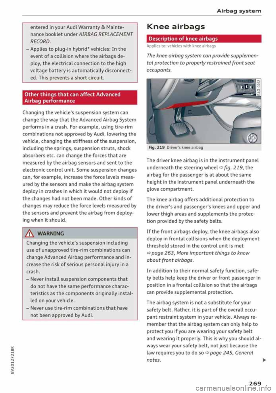 AUDI A3 SEDAN 2020 Owners Manual AUDI A3 SEDAN 2020 Owners Manual
