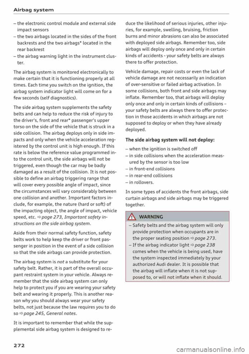 AUDI A3 SEDAN 2020 Owners Manual AUDI A3 SEDAN 2020 Owners Manual
