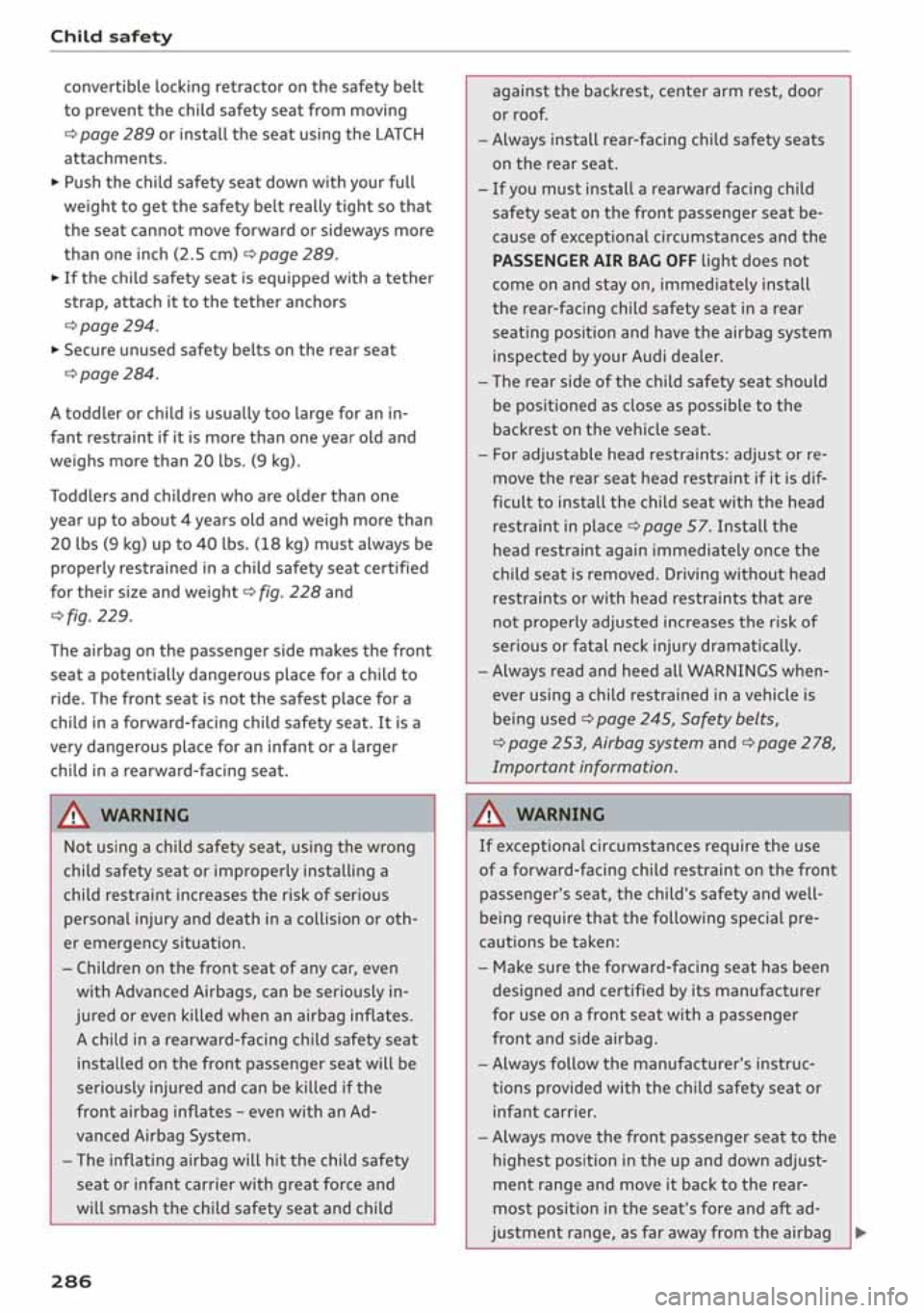 AUDI A3 SEDAN 2020 Owners Manual AUDI A3 SEDAN 2020 Owners Manual