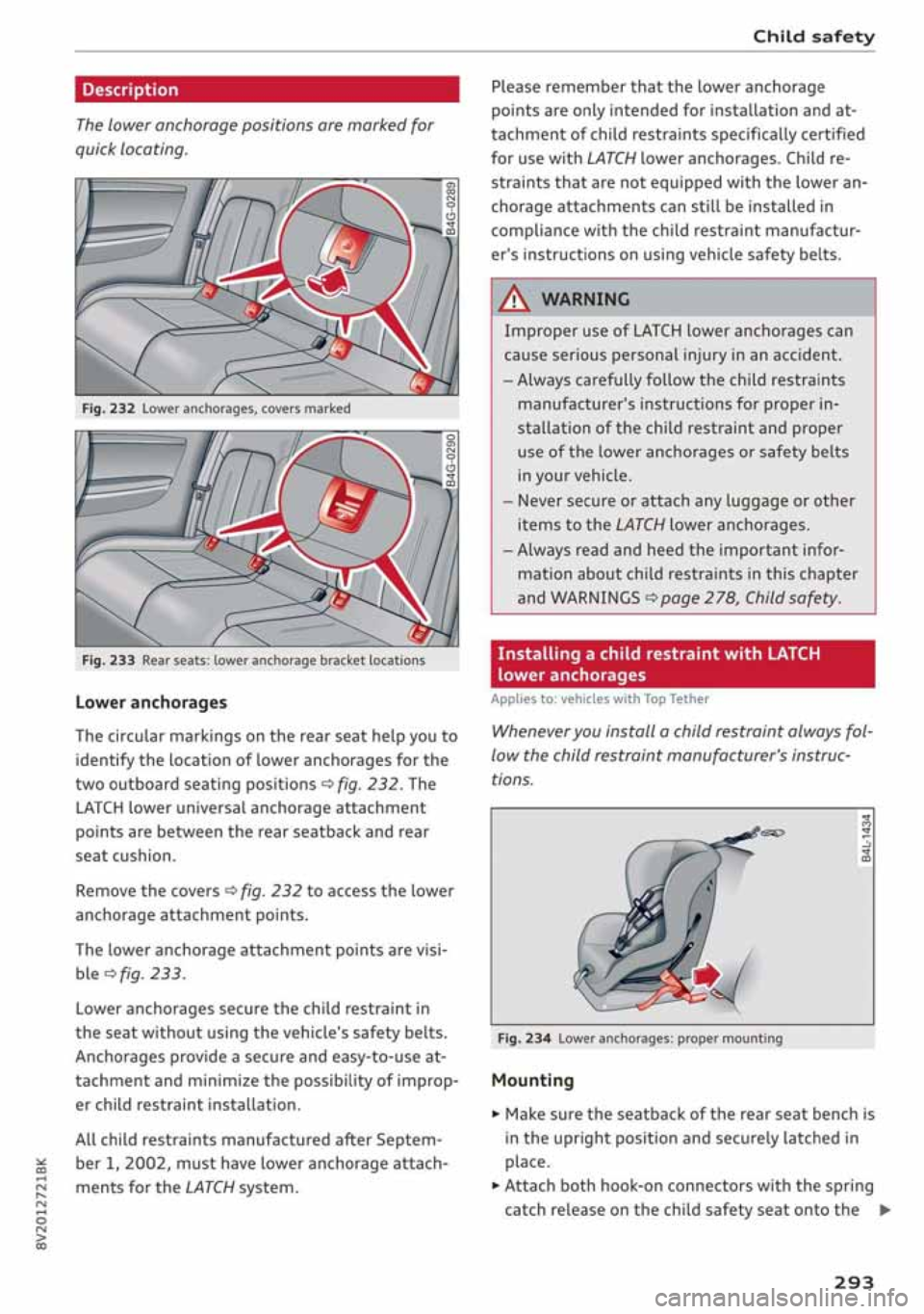 AUDI A3 SEDAN 2020 Owners Manual AUDI A3 SEDAN 2020 Owners Manual