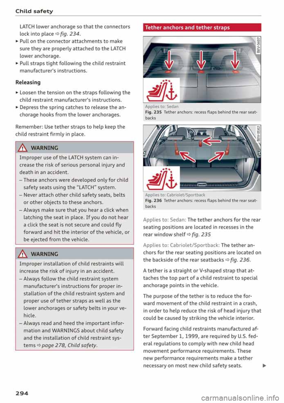 AUDI A3 SEDAN 2020 Owners Manual AUDI A3 SEDAN 2020 Owners Manual