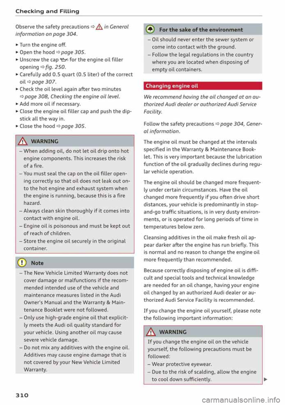 AUDI A3 SEDAN 2020 Owners Manual AUDI A3 SEDAN 2020 Owners Manual