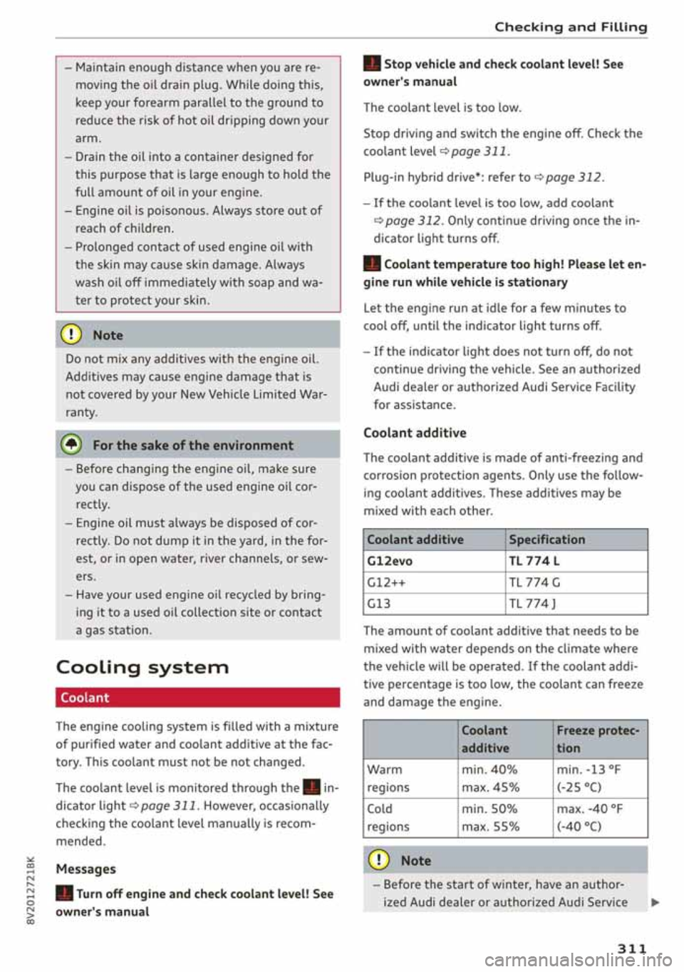 AUDI A3 SEDAN 2020 Owners Manual AUDI A3 SEDAN 2020 Owners Manual