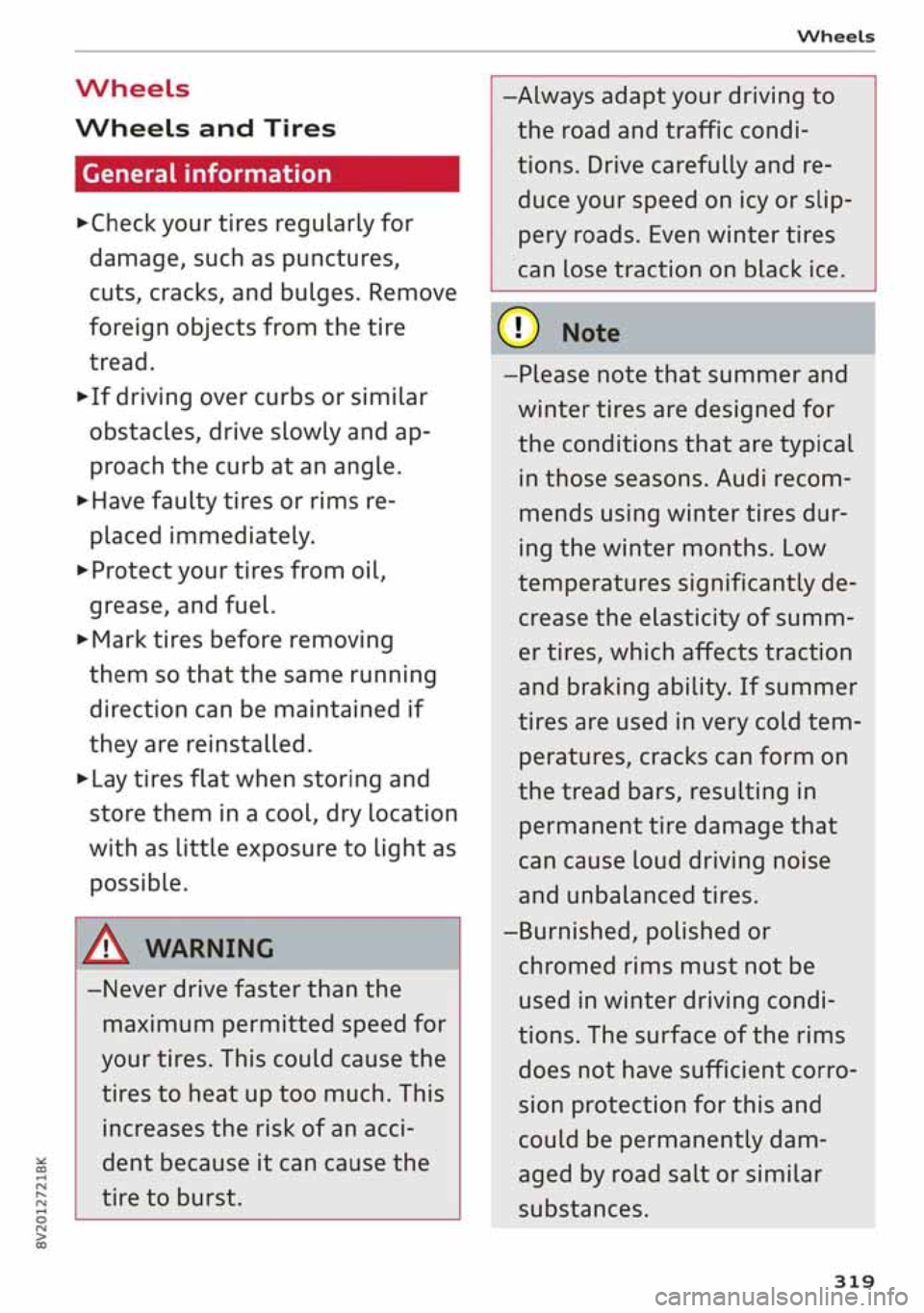 AUDI A3 SEDAN 2020 Owners Manual AUDI A3 SEDAN 2020 Owners Manual