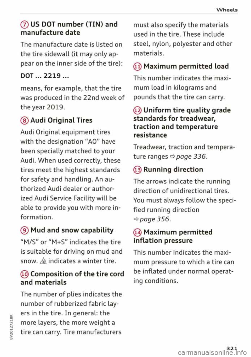 AUDI A3 SEDAN 2020 Owners Manual AUDI A3 SEDAN 2020 Owners Manual