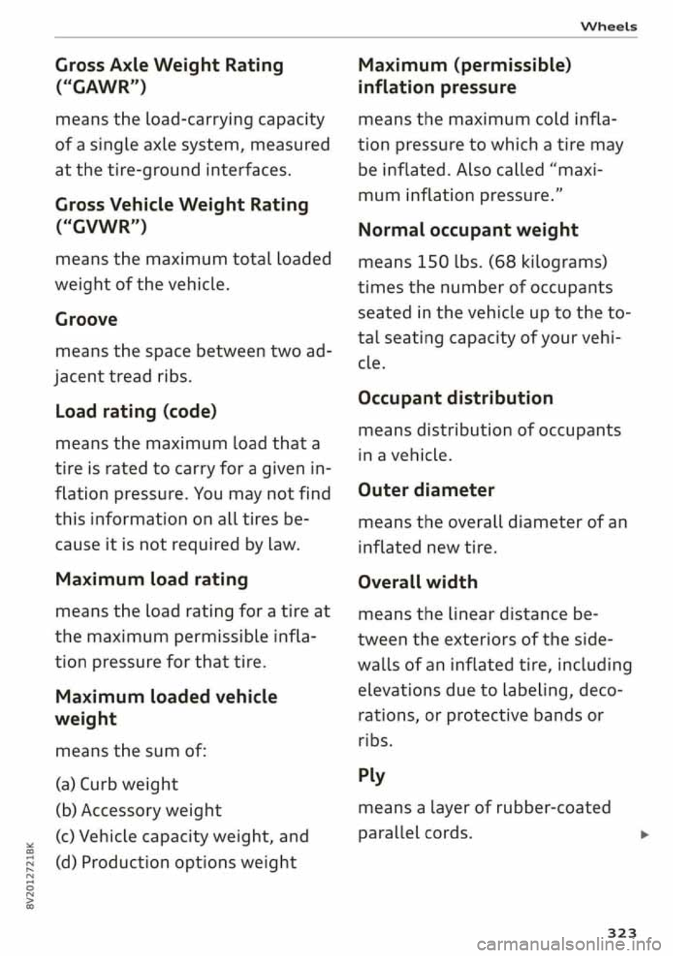 AUDI A3 SEDAN 2020 Owners Manual AUDI A3 SEDAN 2020 Owners Manual