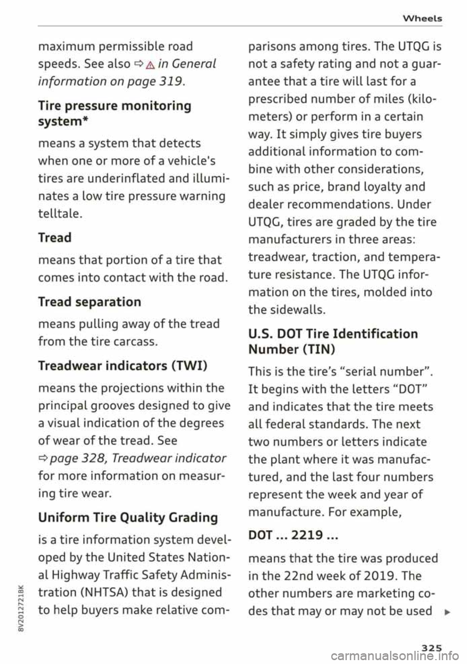 AUDI A3 SEDAN 2020 Owners Manual AUDI A3 SEDAN 2020 Owners Manual
