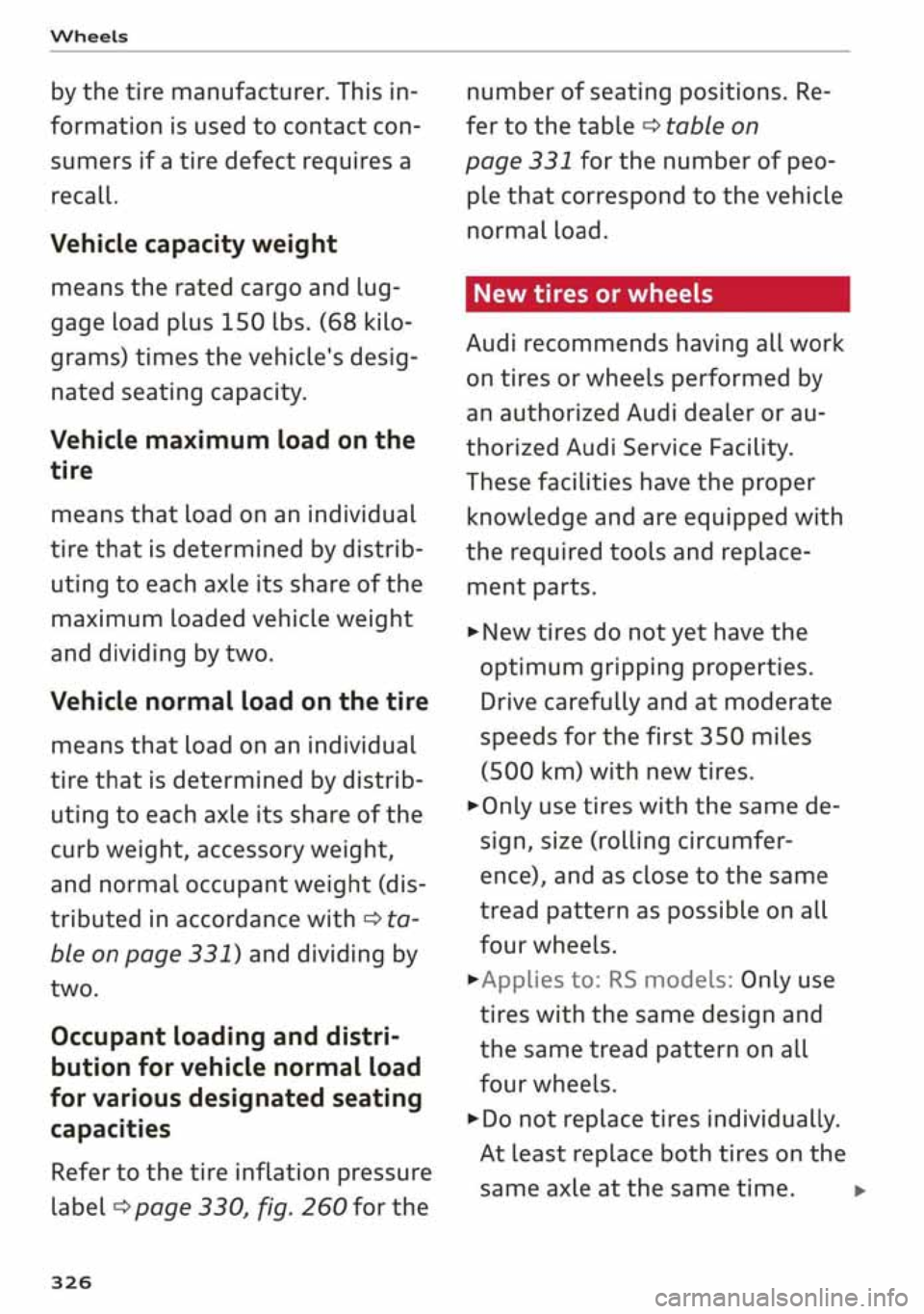 AUDI A3 SEDAN 2020 Owners Manual AUDI A3 SEDAN 2020 Owners Manual