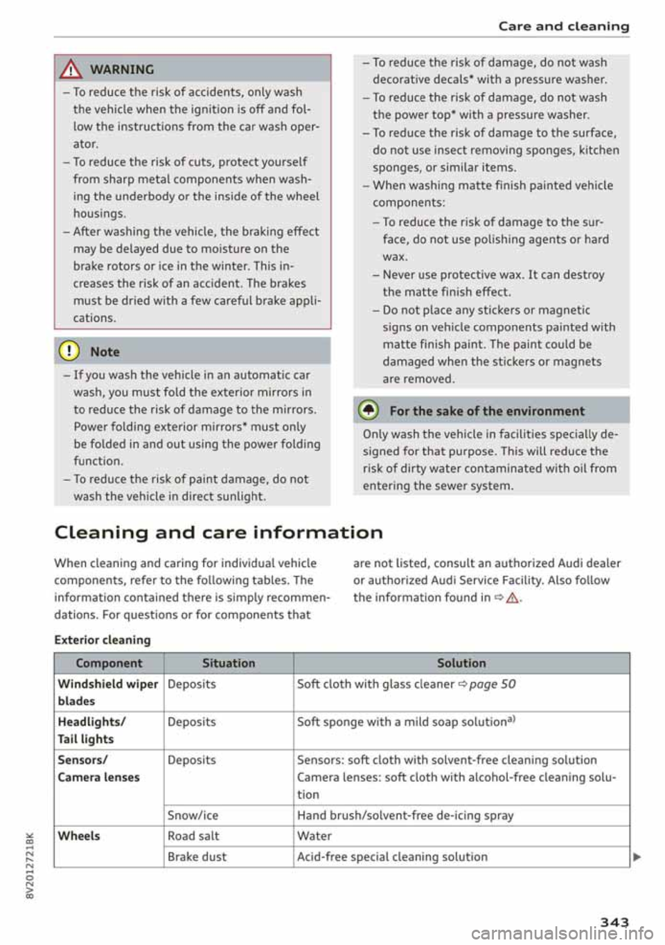 AUDI A3 SEDAN 2020 Owners Manual AUDI A3 SEDAN 2020 Owners Manual