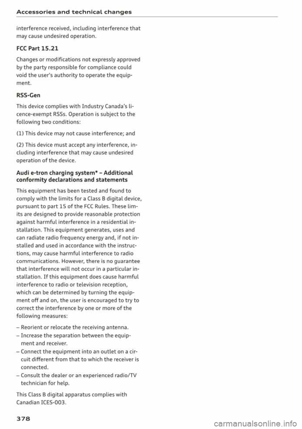 AUDI A3 SEDAN 2020 Owners Manual AUDI A3 SEDAN 2020 Owners Manual