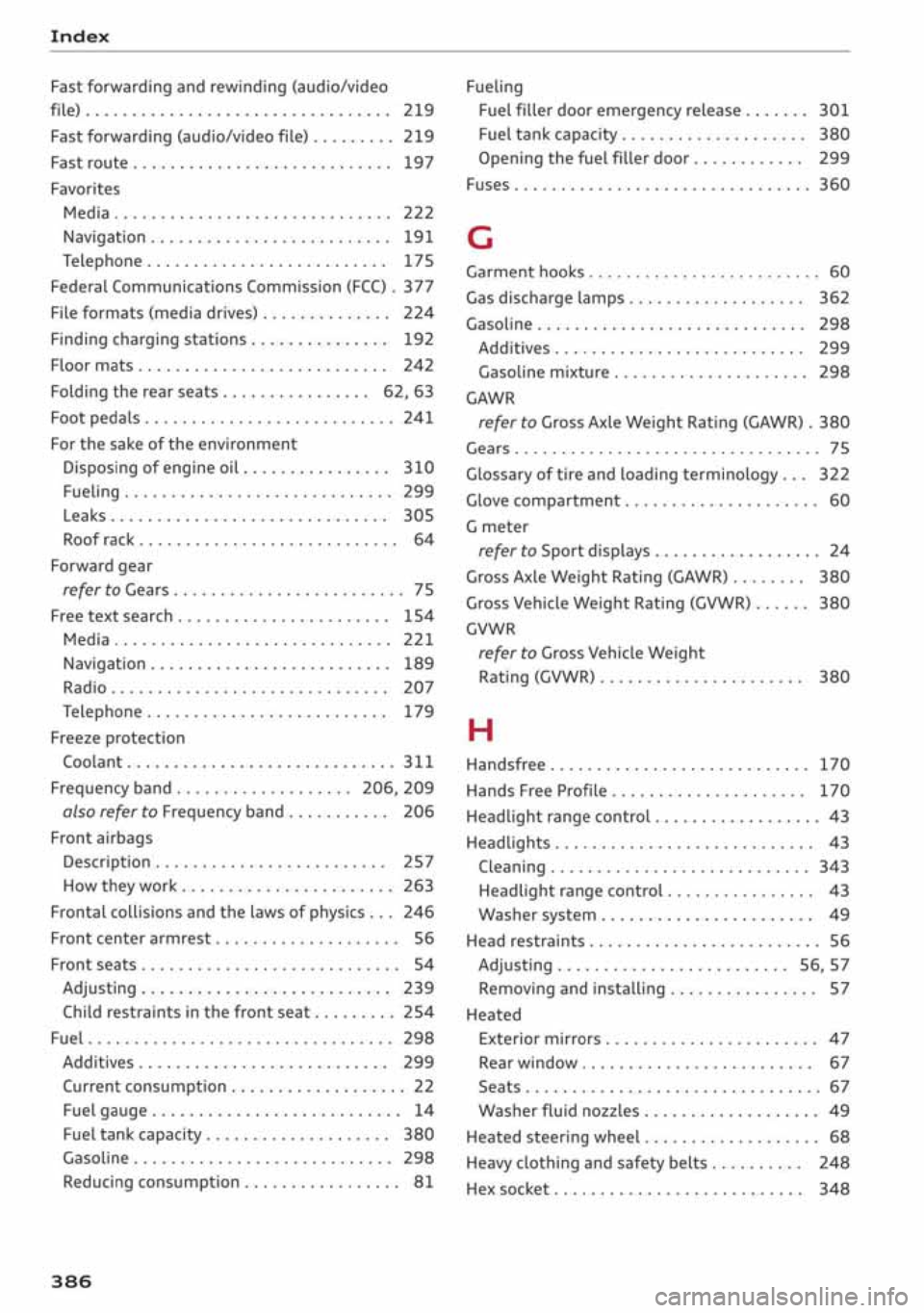 AUDI A3 SEDAN 2020 Owners Manual AUDI A3 SEDAN 2020 Owners Manual