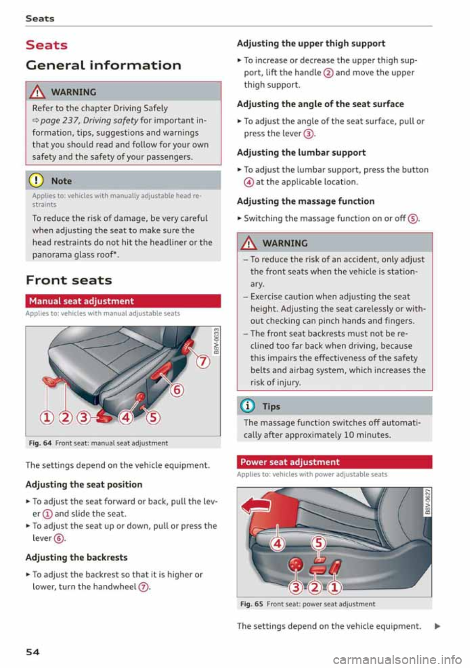 AUDI A3 SEDAN 2020 Workshop Manual 