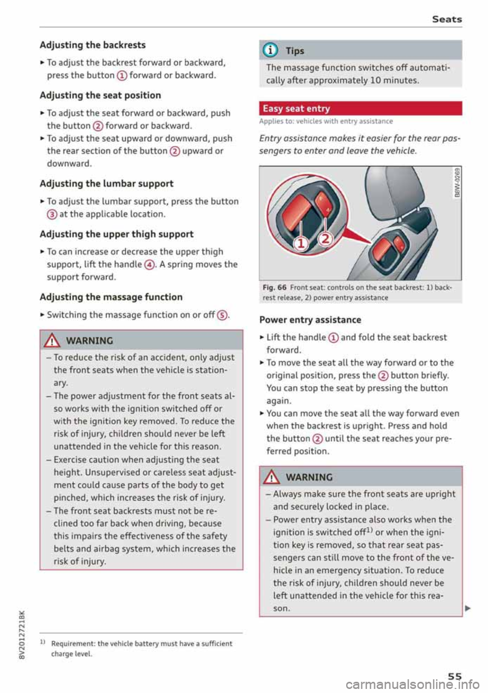 AUDI A3 SEDAN 2020 Workshop Manual 