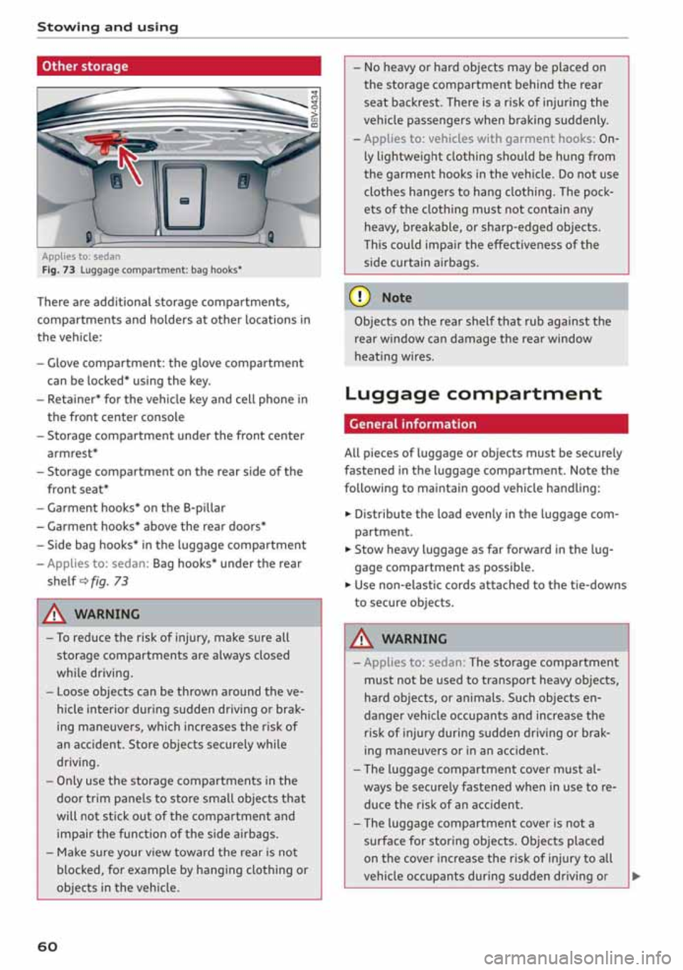 AUDI A3 SEDAN 2020 Repair Manual 