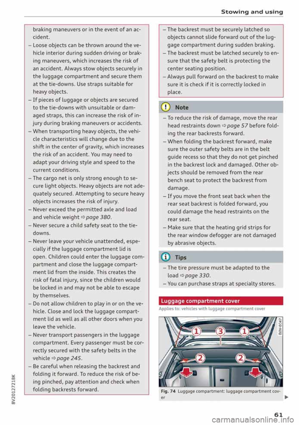 AUDI A3 SEDAN 2020 Repair Manual 