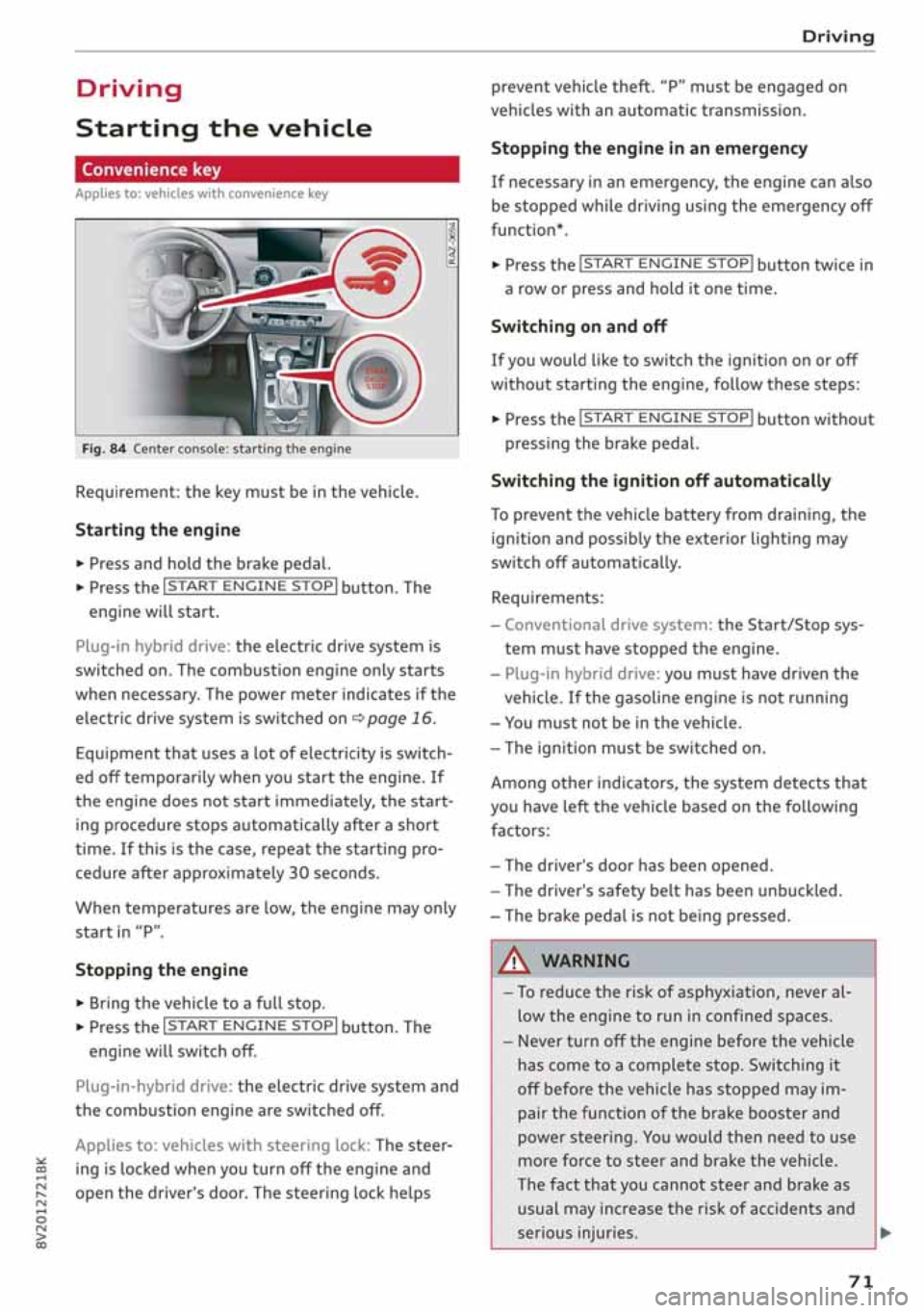 AUDI A3 SEDAN 2020 Manual PDF 