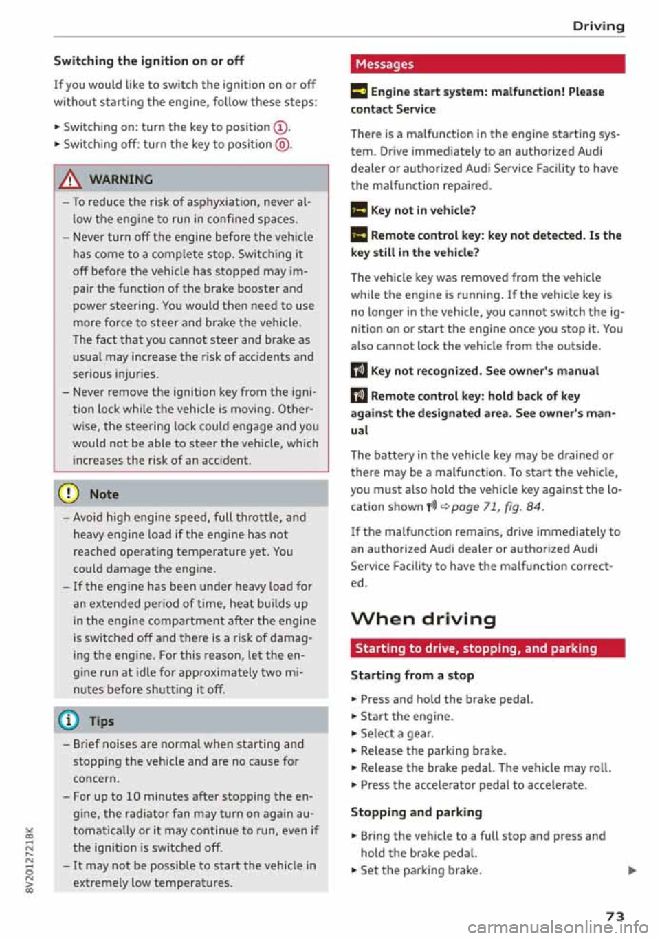 AUDI A3 SEDAN 2020 Manual PDF 
