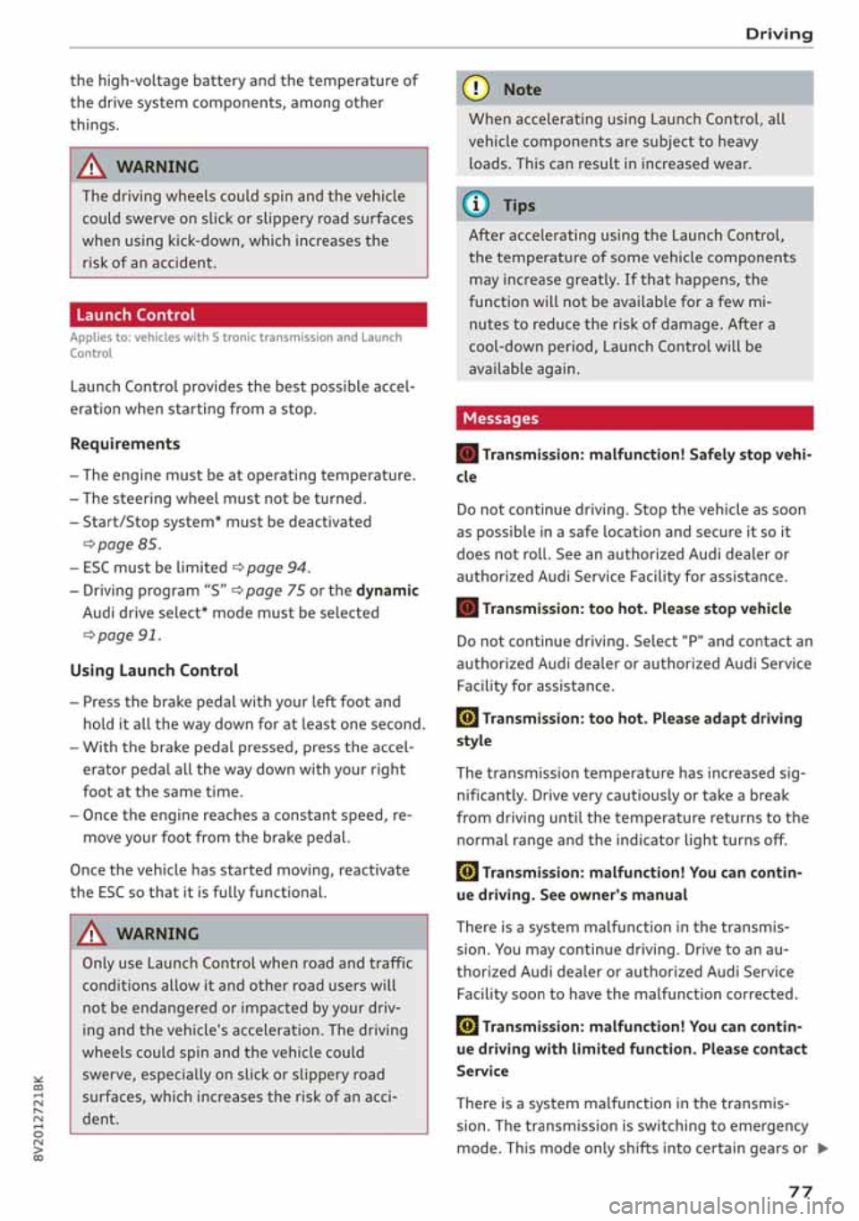 AUDI A3 SEDAN 2020 Manual PDF 