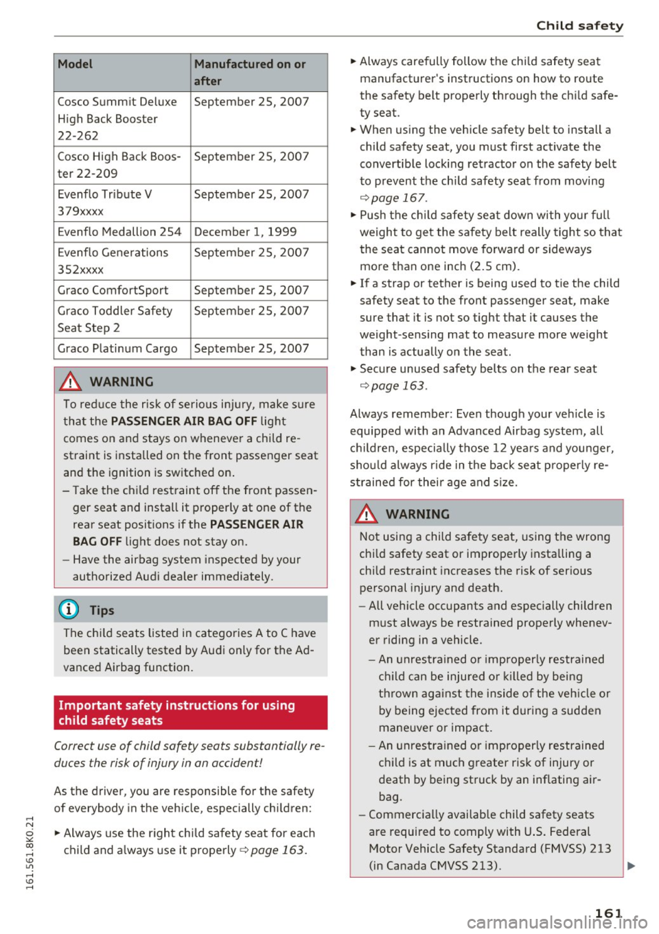 AUDI A4 2016 Owners Manual ..... N
0 ::..:: co ..... <J:) Lil
..... <J:) .....
Model Manufactured on or
after
Cosco Summit Deluxe September 25, 2007
High Back Booster
22-262
Cosco High Back Boos -
September 25, AUDI A4 2016 Owners Manual ..... N
0 ::..:: co ..... <J:) Lil
..... <J:) .....
Model Manufactured on or
after
Cosco Summit Deluxe September 25, 2007
High Back Booster
22-262
Cosco High Back Boos -
September 25,