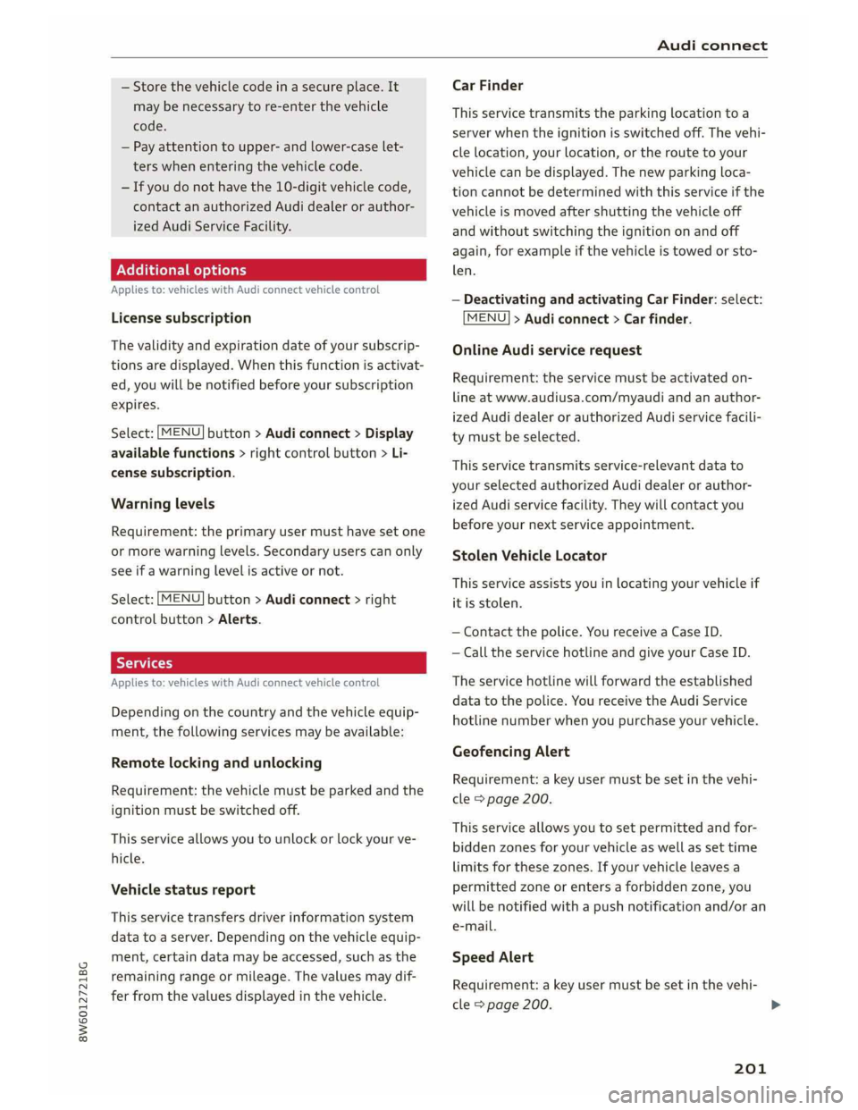 AUDI A5 2019  Owners Manual 