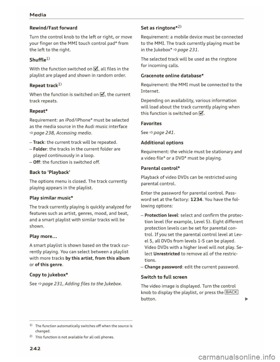 AUDI A5 2019 Owners Manual AUDI A5 2019 Owners Manual