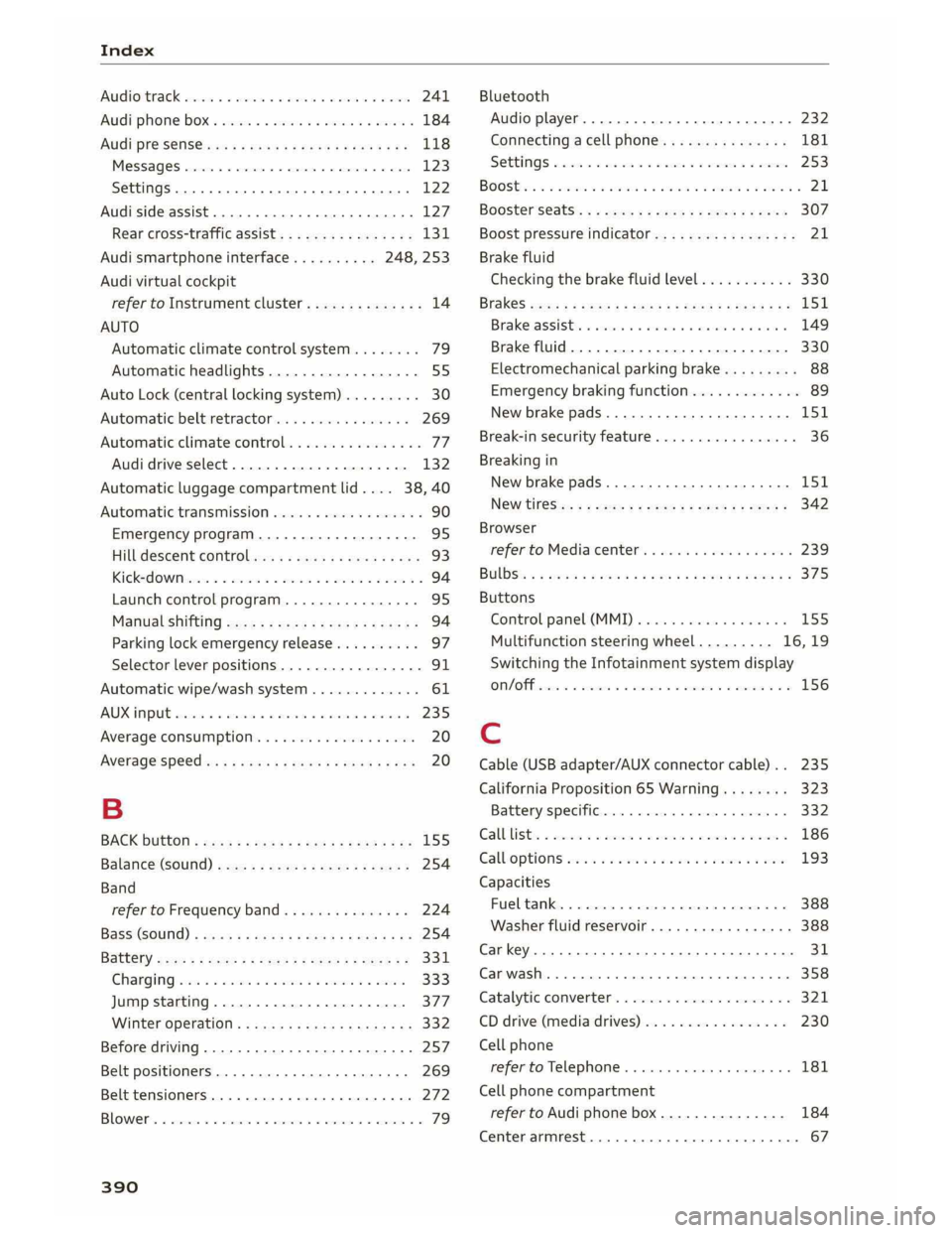 AUDI A5 2019 Owners Manual AUDI A5 2019 Owners Manual