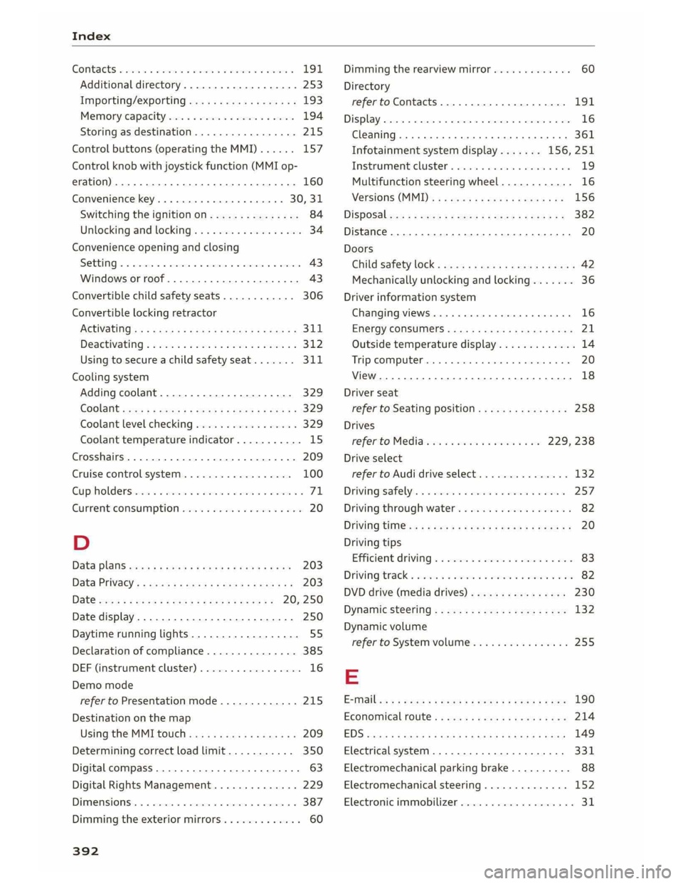 AUDI A5 2019 Owners Manual AUDI A5 2019 Owners Manual