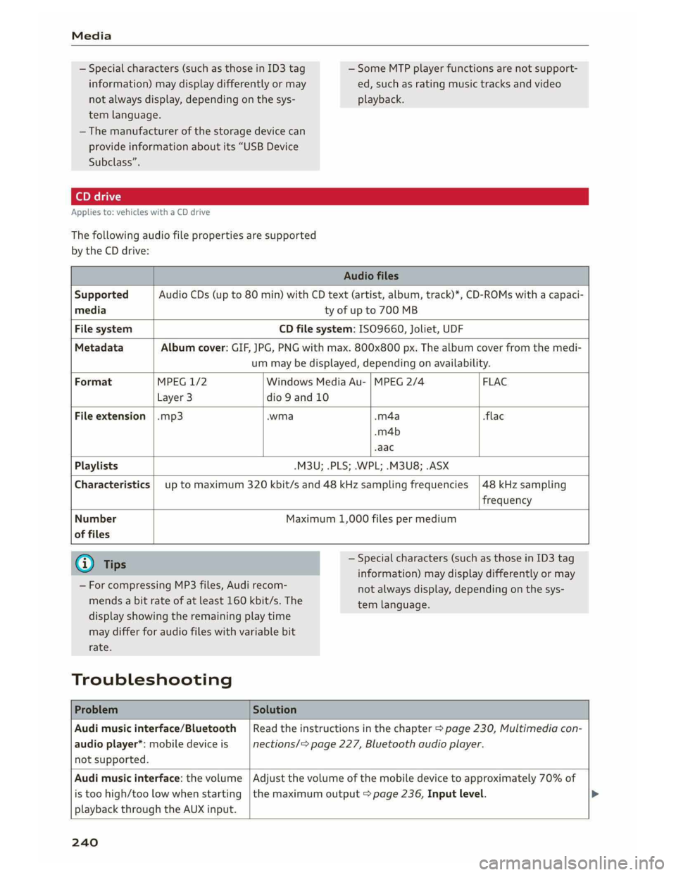 AUDI A5 COUPE 2019  Owners Manual 