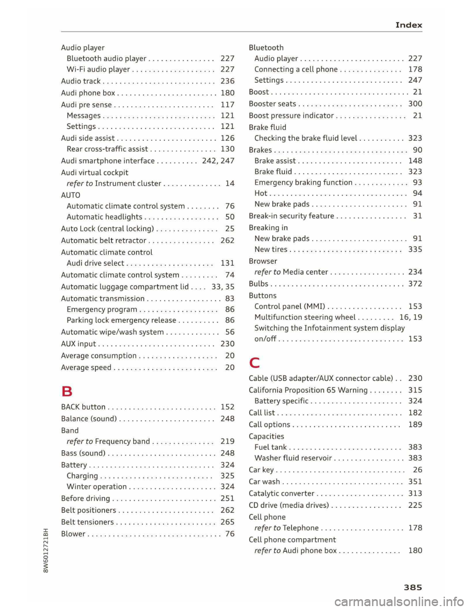 AUDI A5 COUPE 2019 Owners Manual AUDI A5 COUPE 2019 Owners Manual
