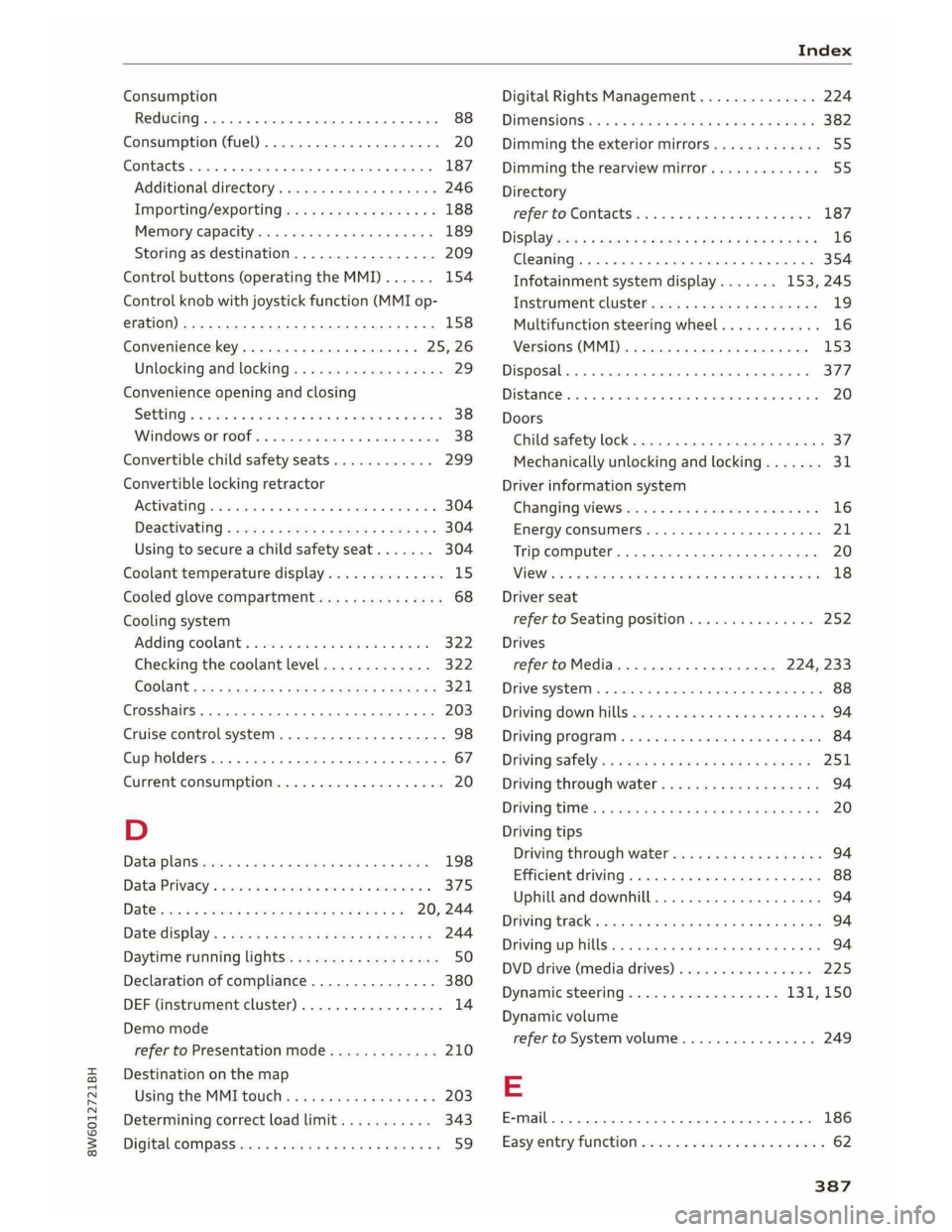 AUDI A5 COUPE 2019 Owners Manual AUDI A5 COUPE 2019 Owners Manual