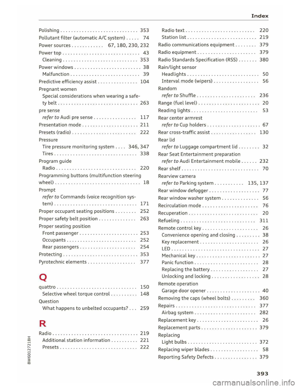 AUDI A5 COUPE 2019 Owners Manual AUDI A5 COUPE 2019 Owners Manual