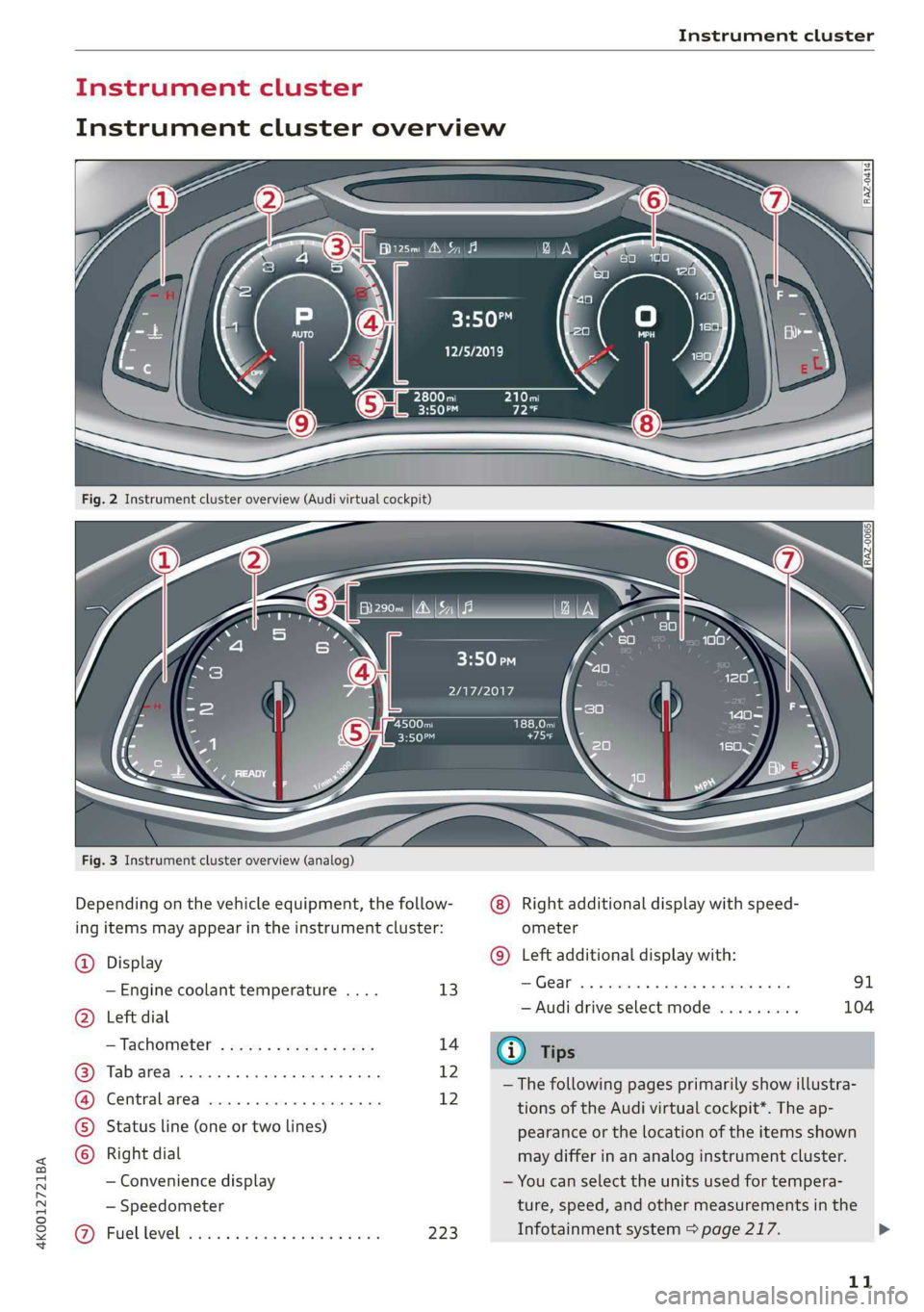AUDI A6 2019 User Guide AUDI A6 2019 User Guide