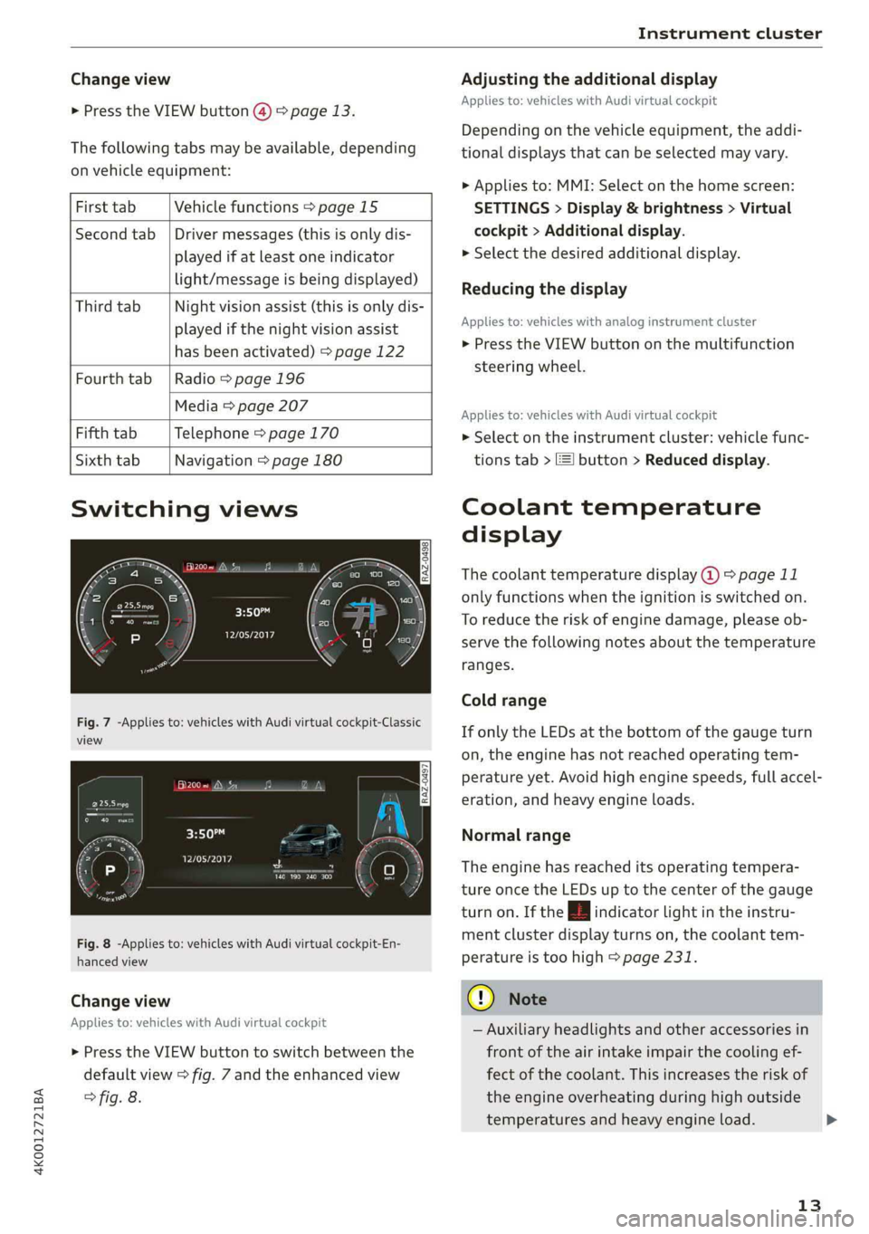 AUDI A6 2019 User Guide AUDI A6 2019 User Guide