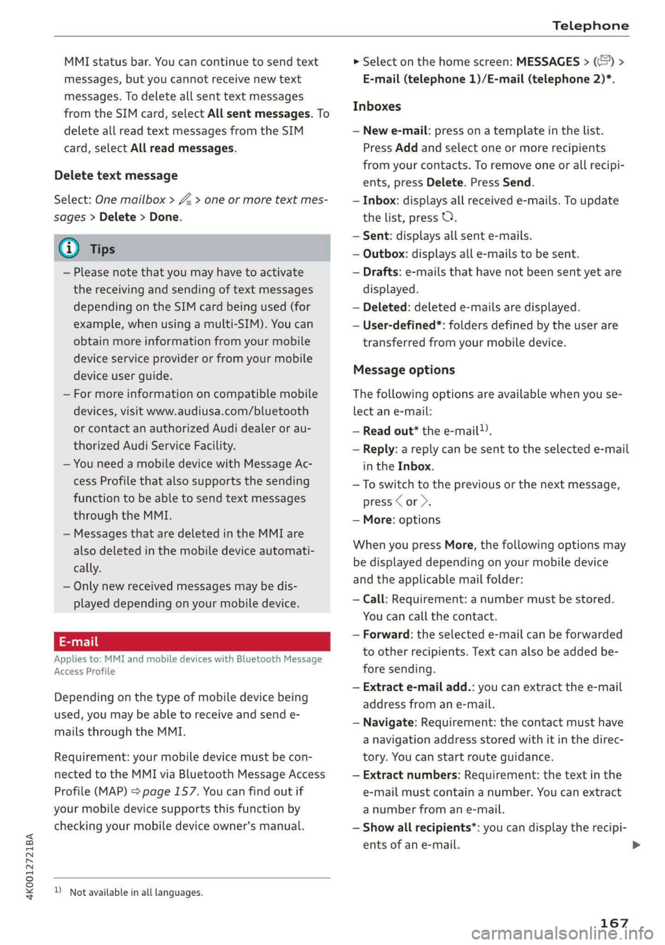 AUDI A6 2019 Owners Manual AUDI A6 2019 Owners Manual