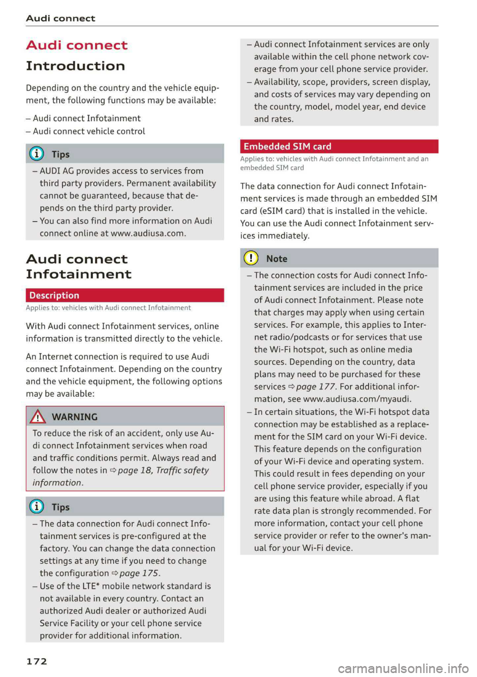 AUDI A6 2019 Owners Manual AUDI A6 2019 Owners Manual