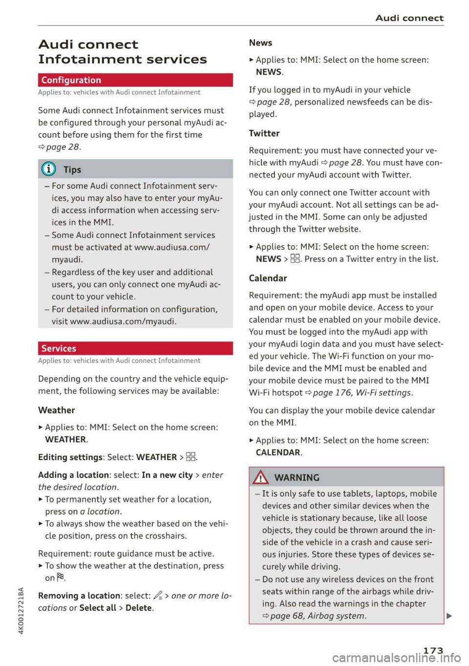 AUDI A6 2019 Owners Manual AUDI A6 2019 Owners Manual