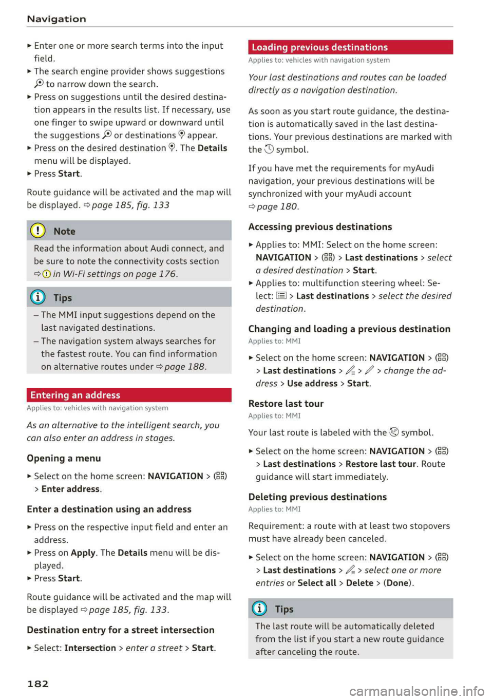 AUDI A6 2019 Owners Manual AUDI A6 2019 Owners Manual