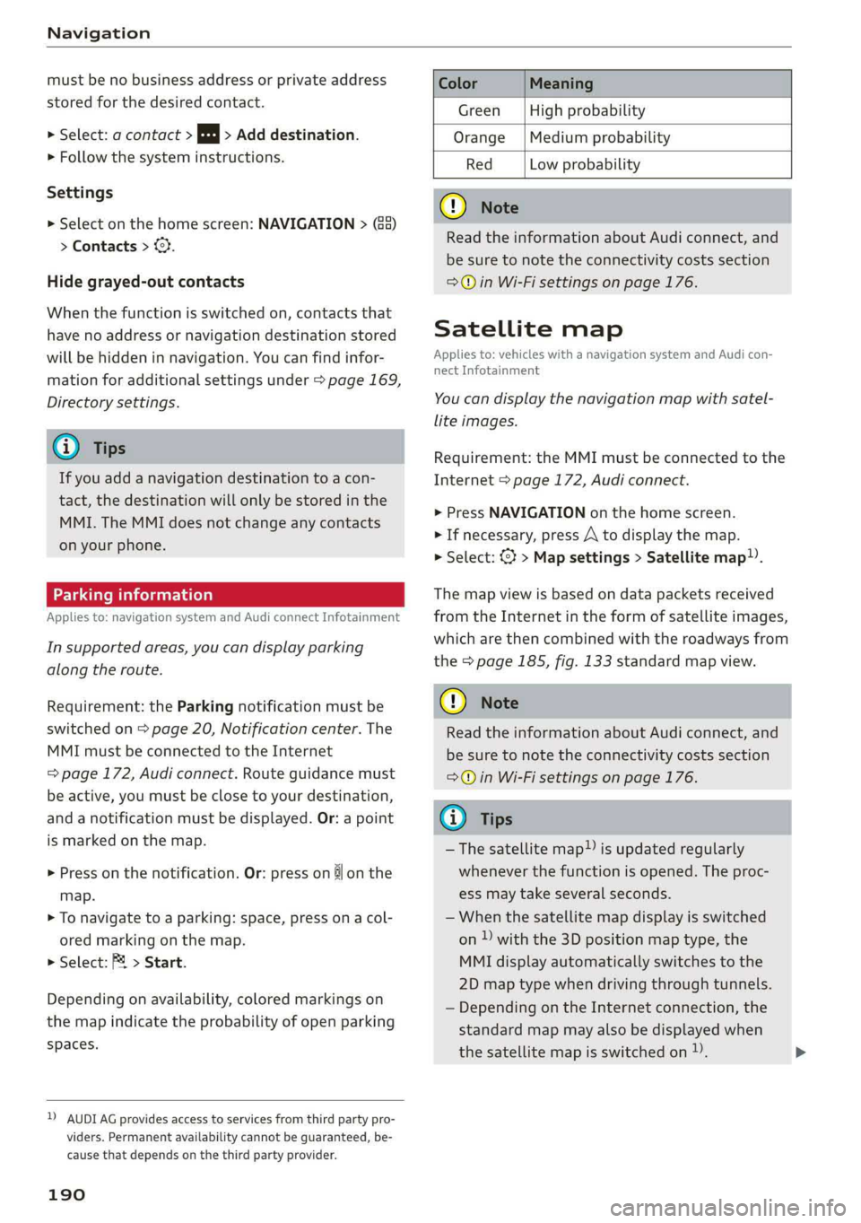 AUDI A6 2019 Owners Manual AUDI A6 2019 Owners Manual
