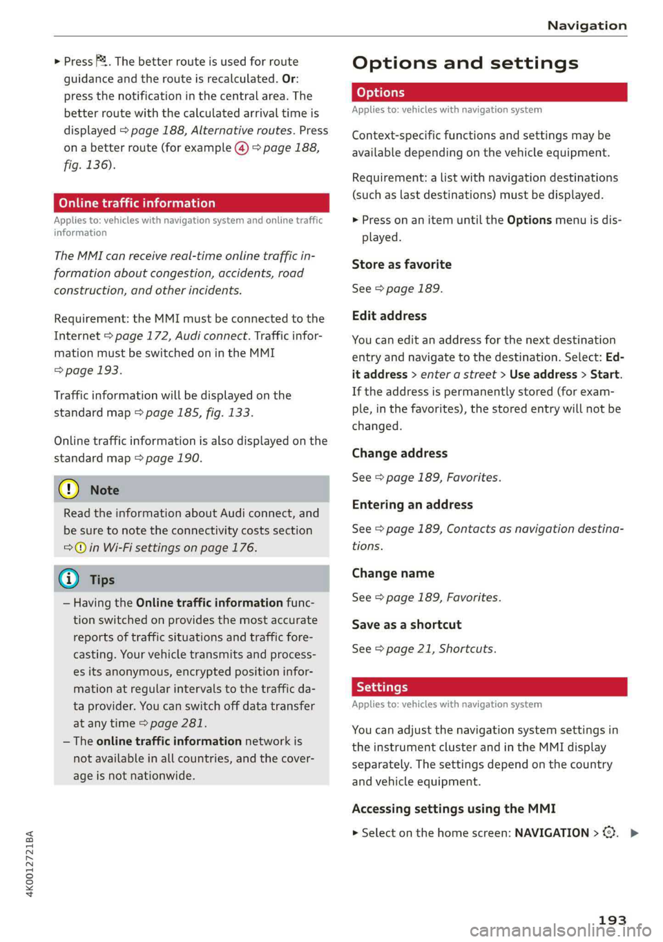 AUDI A6 2019 Owners Manual AUDI A6 2019 Owners Manual
